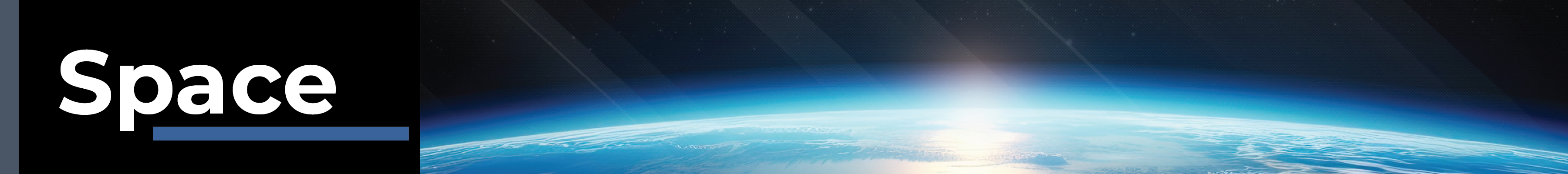 Space Force Central banner depicting graphic earth view of middle east 